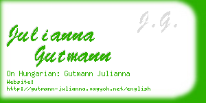 julianna gutmann business card